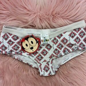 Brand New Y2K FELIX THE CAT LOGO BOYSHORT-S